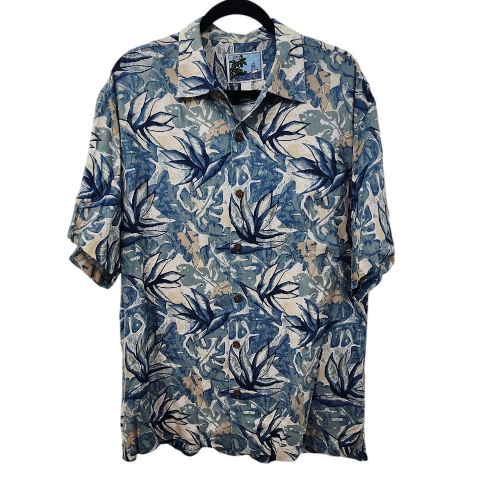 Aftco Bluewater Men's Button Down Cotton Shirt Size Large‎